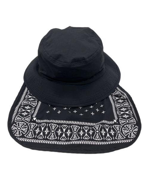 CHALLENGER（チャレンジャー）CHALLENGER (チャレンジャー) BANDANA BEACH HAT ブラックの古着・服飾アイテム