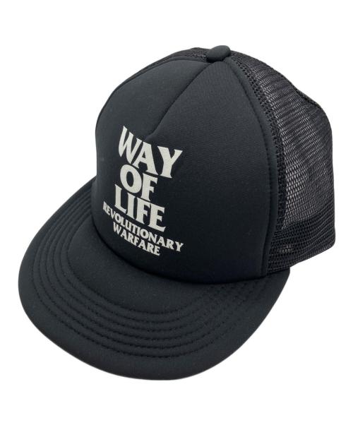 RATS（ラッツ）RATS (ラッツ) WAY OF LIFE MESH CAP ブラックの古着・服飾アイテム