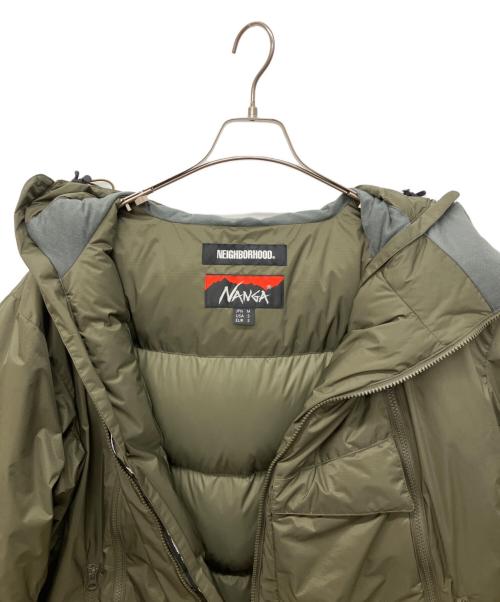 NANGA（ナンガ）NANGA (ナンガ) NEIGHBORHOOD (ネイバーフッド) DOWN JACKET カーキ サイズ:Mの古着・服飾アイテム