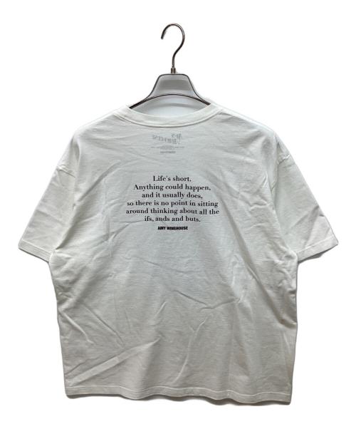 MINEDENIM（マインデニム）MINEDENIM (マインデニム) Amy Winehouse “Sitti ng On A Chair” Photo S/S Tee ホワイト サイズ:Lの古着・服飾アイテム