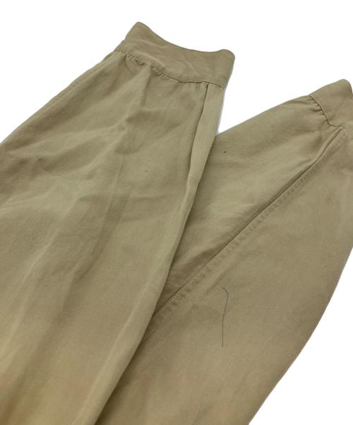 ‐（‐）‐ (‐) ヴィンテージレーヨンシャツ ベージュ サイズ:Lの古着・服飾アイテム