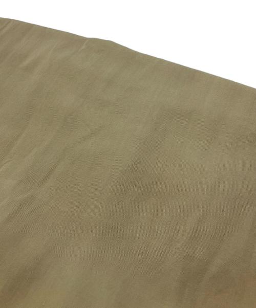 ‐（‐）‐ (‐) ヴィンテージレーヨンシャツ ベージュ サイズ:Lの古着・服飾アイテム