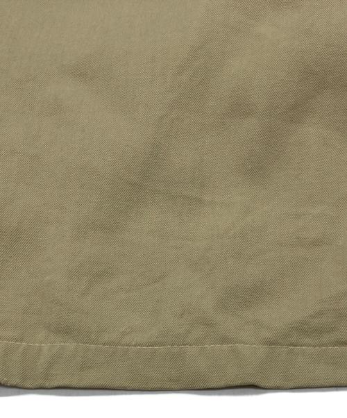 ‐（‐）‐ (‐) ヴィンテージレーヨンシャツ ベージュ サイズ:Lの古着・服飾アイテム