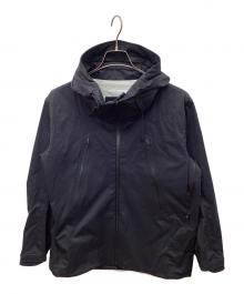 DESCENTE ALLTERRAIN（デザイント オルテライン）の古着「HARD SHELL JACKET CREAS」｜ブラック