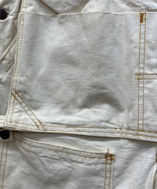 big mac（ビッグマック）big mac (ビッグマック) 70'sダブルニーオーバーオール ホワイト サイズ:不明の古着・服飾アイテム