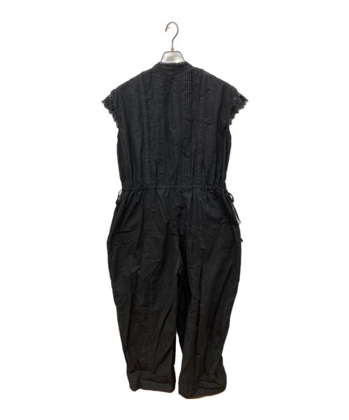 Curensology（カレンソロジー）Curensology (カレンソロジー) コットンレースオールインワン ブラック サイズ:FREEの古着・服飾アイテム