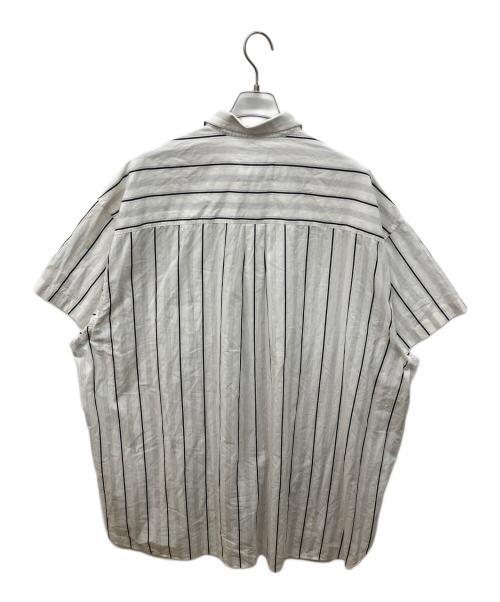 Maison Margiela 4（メゾンマルジェラ 4）Maison Margiela 4 (メゾンマルジェラ 4) オーバーサイズストライオウシャツ ホワイト サイズ:XSの古着・服飾アイテム