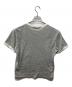 AMI Alexandre Mattiussi (アミアレクサンドルマテュッシ) ニットパッチロゴTシャツ グレー サイズ:S：10000円