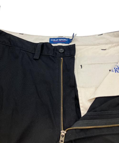 POLO SPORT（ポロスポーツ）POLO SPORT (ポロスポーツ) コットンパンツ ブラック サイズ:W36×L32の古着・服飾アイテム