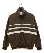 adidasアディダス）の古着「モノグラムトラックトップ」｜ブラウン