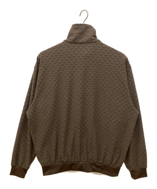 adidas（アディダス）adidas (アディダス) モノグラムトラックトップ ブラウン サイズ:2XLの古着・服飾アイテム