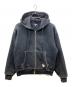 stussy（ステューシー）の古着「Double Face Label Full Zip Hoodie」｜ブラック