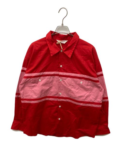 TENDERLOIN（テンダーロイン）TENDERLOIN (テンダーロイン) ワークシャツ レッド サイズ:Sの古着・服飾アイテム