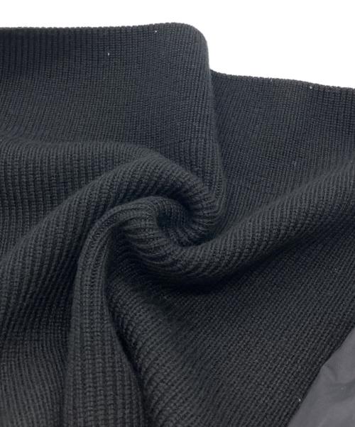 MONCLER（モンクレール）MONCLER (モンクレール) CARDIGAN TRICOT カーディガンジップアップニット切替ダウンジャケット ブラック サイズ:Sの古着・服飾アイテム