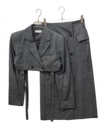 MAISON SPECIAL（メゾンスペシャル）の古着「ジャケット2Wayワンピース」｜グレー