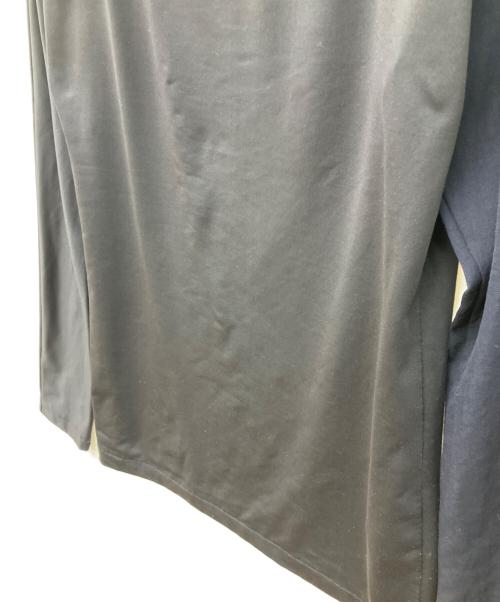 Yohji Yamamoto pour homme（ヨウジヤマモト プールオム）Yohji Yamamoto pour homme (ヨウジヤマモト プールオム) 切替ストレッチカットソー ブラック サイズ:3の古着・服飾アイテム