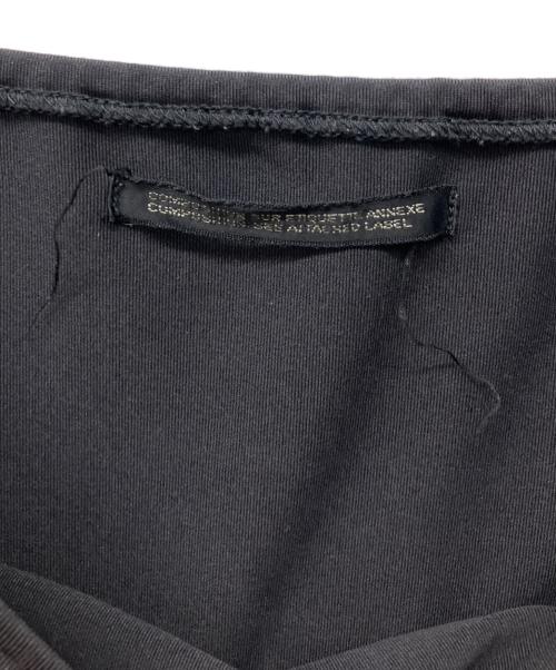 Yohji Yamamoto pour homme（ヨウジヤマモト プールオム）Yohji Yamamoto pour homme (ヨウジヤマモト プールオム) 切替ストレッチカットソー ブラック サイズ:3の古着・服飾アイテム