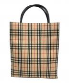 BURBERRYバーバリー）の古着「ノヴァチェックトートバッグ」｜ベージュ