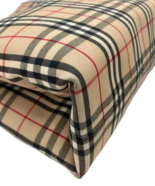 BURBERRY（バーバリー）BURBERRY (バーバリー) ノヴァチェックトートバッグ ベージュの古着・服飾アイテム