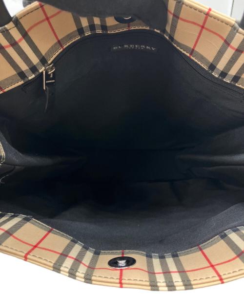 BURBERRY（バーバリー）BURBERRY (バーバリー) ノヴァチェックトートバッグ ベージュの古着・服飾アイテム