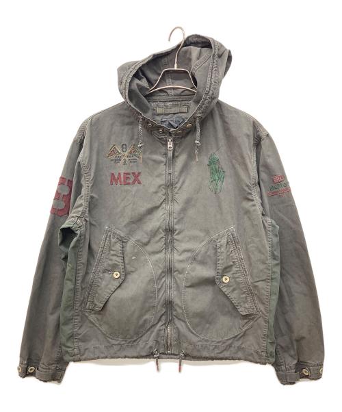 POLO RALPH LAUREN（ポロ・ラルフローレン）POLO RALPH LAUREN (ポロ・ラルフローレン) フーデッドジャケット ブラック サイズ:Lの古着・服飾アイテム