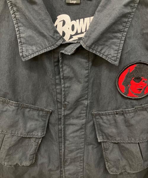 Hysteric Glamour（ヒステリックグラマー）Hysteric Glamour (ヒステリックグラマー) DAVID BOWIE ファティーグジャケット ネイビー サイズ:Lの古着・服飾アイテム