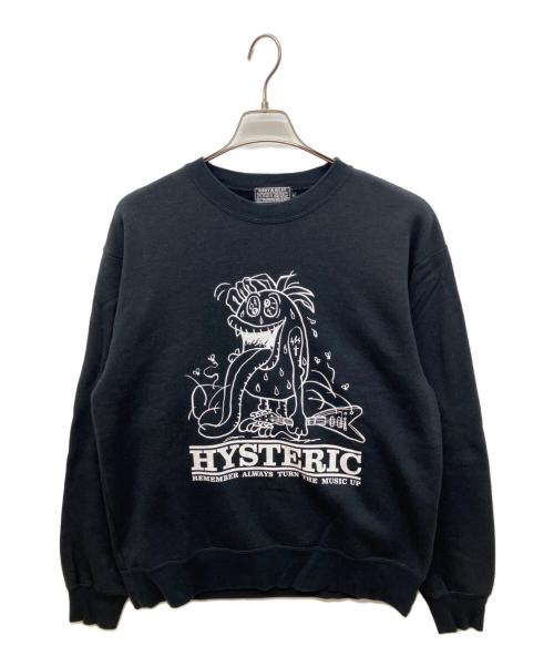 Hysteric Glamour（ヒステリックグラマー）Hysteric Glamour (ヒステリックグラマー) SBM FLYING V スウェット ブラック サイズ:Lの古着・服飾アイテム
