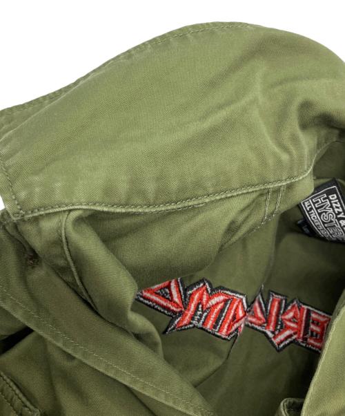 Hysteric Glamour（ヒステリックグラマー）Hysteric Glamour (ヒステリックグラマー) MAIDEN LOGO刺繍 ファティーグジャケット カーキ サイズ:Lの古着・服飾アイテム