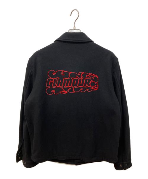 Hysteric Glamour（ヒステリックグラマー）Hysteric Glamour (ヒステリックグラマー) FIRE LOGO刺繍 CPOジャケット ブラック サイズ:Lの古着・服飾アイテム