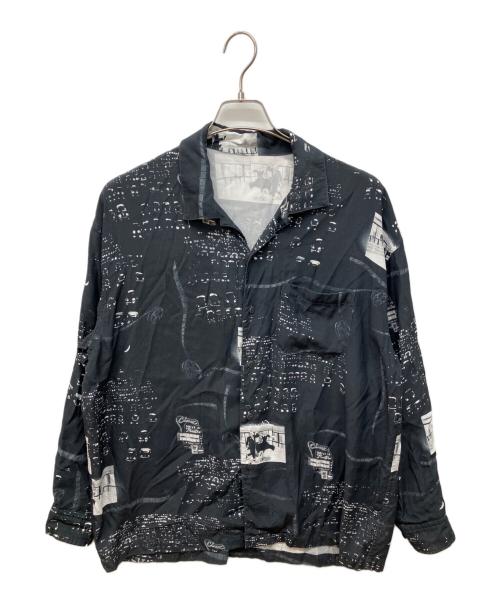 Porter Classic（ポータークラシック）Porter Classic (ポータークラシック) アロハロングシャツ ブラック サイズ:1の古着・服飾アイテム