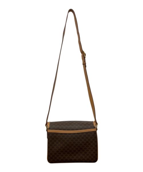 CELINE（セリーヌ）CELINE (セリーヌ) マカダム柄ショルダーバッグ ブラウンの古着・服飾アイテム
