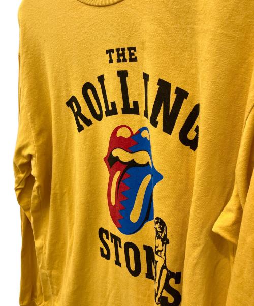 Hysteric Glamour（ヒステリックグラマー）Hysteric Glamour THE ROLLING STONES/HYSTERIC&STEEL WHEELS Tシャツ　ザ・ローリング・ストーンズ / ヒステリック・アンド・スティール・ホイールズ　ロングスリーブカットソー サイズ:ｌの古着・服飾アイテム