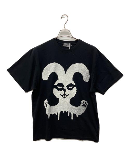 Hysteric Glamour（ヒステリックグラマー）Hysteric Glamour (ヒステリックグラマー) RABBIT GHOST Tシャツ ブラック サイズ:XL 未使用品の古着・服飾アイテム