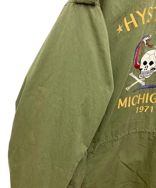 Hysteric Glamour（ヒステリックグラマー）Hysteric Glamour (ヒステリックグラマー) SNAKE&SKULL刺繍 M1951フィールドジャケット カーキ サイズ:Mの古着・服飾アイテム
