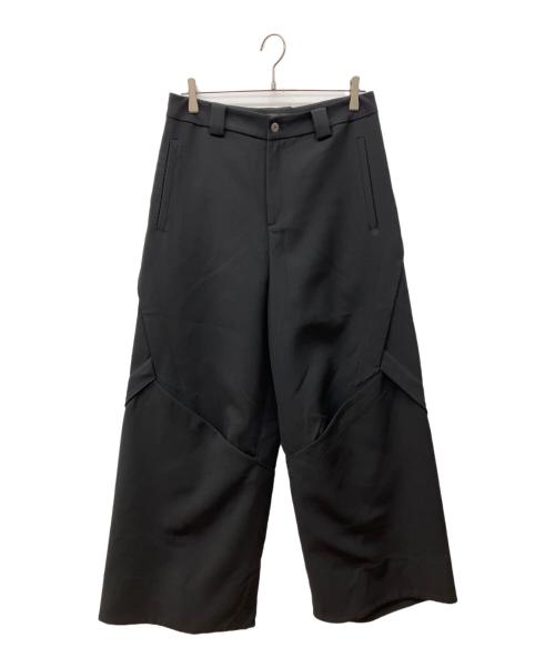 DEMAVIE（デマヴィ）DEMAVIE (デマヴィ) 変形ワイドパンツ ブラック サイズ:2の古着・服飾アイテム