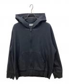Yohji Yamamoto pour hommeヨウジヤマモト プールオム）の古着「ジップパーカー」｜ブラック