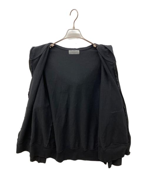 Yohji Yamamoto pour homme（ヨウジヤマモト プールオム）Yohji Yamamoto pour homme (ヨウジヤマモト プールオム) ジップパーカー ブラック サイズ:3の古着・服飾アイテム