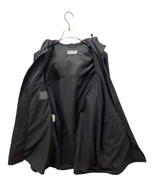GIORGIO ARMANI（ジョルジオアルマーニ）GIORGIO ARMANI (ジョルジオアルマーニ) GIACCONE UOMO　ジャッコーネ・ウォモ　フーデッドコート ブラック サイズ:50の古着・服飾アイテム