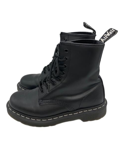 Dr.Martens（ドクターマーチン）Dr.Martens (ドクターマーチン) 1460 ホワイトステッチ 8 ホール ブーツ ブラック サイズ:UK 4の古着・服飾アイテム