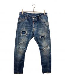 DSQUARED2（ディースクエアード）の古着「ストレッチデニムパンツ」｜インディゴ