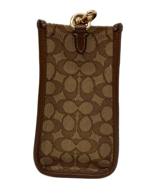 COACH（コーチ）COACH (コーチ) デンプシー トート 22 シグネチャー　2WAYショルダーバッグ ブラウンの古着・服飾アイテム
