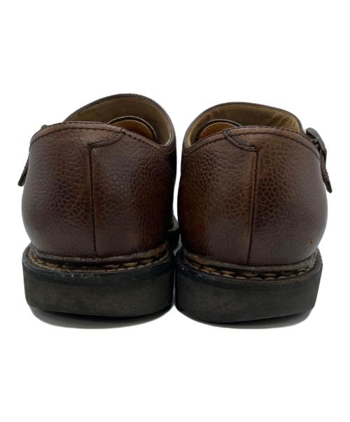 PARABOOT（パラブーツ）PARABOOT (パラブーツ) ダブルモンクストラップシューズ ブラウン サイズ:8の古着・服飾アイテム