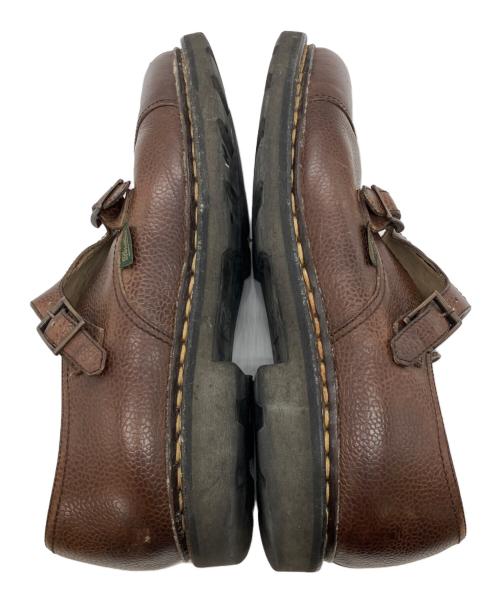 PARABOOT（パラブーツ）PARABOOT (パラブーツ) ダブルモンクストラップシューズ ブラウン サイズ:8の古着・服飾アイテム