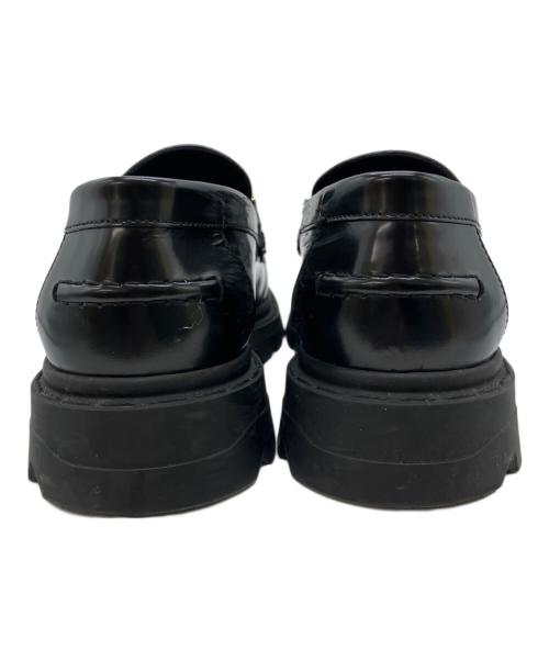 Christian Dior（クリスチャン ディオール）Christian Dior (クリスチャン ディオール) DIOR CODE ディオール コード ローファー ブラック サイズ:37 1/2の古着・服飾アイテム