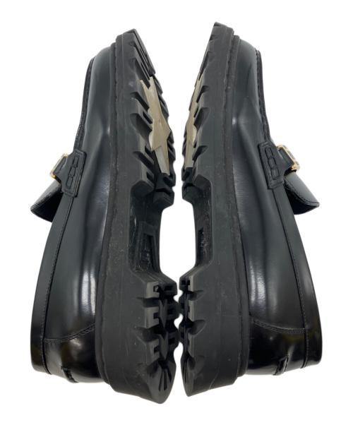 Christian Dior（クリスチャン ディオール）Christian Dior (クリスチャン ディオール) DIOR CODE ディオール コード ローファー ブラック サイズ:37 1/2の古着・服飾アイテム