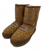 UGG×JIMMY CHOOアグ×ジミーチュウ）の古着「コラボムートンブーツ」｜ブラウン