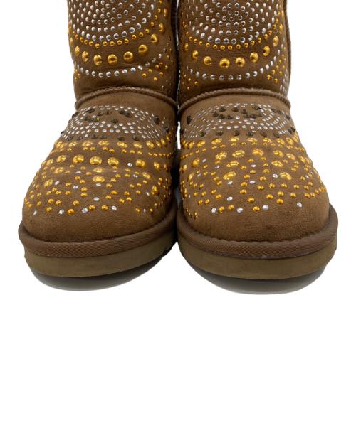 UGG（アグ）UGG (アグ) JIMMY CHOO (ジミーチュウ) コラボムートンブーツ ブラウン サイズ: 24cmの古着・服飾アイテム