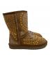 中古・古着 UGG (アグ) JIMMY CHOO (ジミーチュウ) コラボムートンブーツ ブラウン サイズ: 24cm：10000円