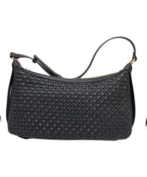 CHARLES & KEITH（チャールズアンドキース）CHARLES & KEITH (チャールズアンドキース) Calla カルラ ウーブン ショルダーバッグ ブラックの古着・服飾アイテム
