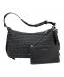 CHARLES & KEITH (チャールズアンドキース) Calla カルラ ウーブン ショルダーバッグ ブラック：10000円